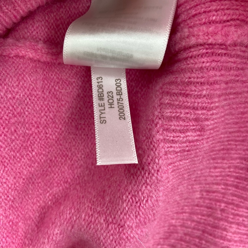 J. Crew Pink Rollneck Sweater Small - Picture 7 of 7